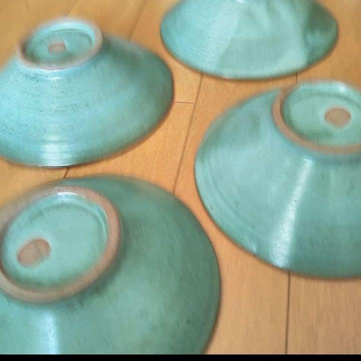 新品　桐箱入り　平成窯北王路  平鉢　青仁　5点セット　 古美術品 桐箱入り 平成窯北王路 平鉢 青仁 5点セット 古美術品